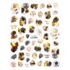 Samolepky na nehty BLACK&GOLD - CJ-010