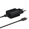 Originálna USB-C (USB type-C) rýchlonabíjačka Samsung EP-TA800EBE + EP-DG980BBE čierna