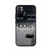 Zadný silikónový kryt DARK na Xiaomi Poco M4 Pro 5G Hockey Is Life