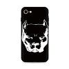 Zadný silikónový kryt DARK na iPhone SE 2022 Pitbull