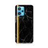 Zadný silikónový kryt STYLE na Realme 9 Pro+ Mramor čierno-zlatý