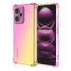 Zadný kryt na Xiaomi Redmi Note 12 Pro+ 5G Shock dúhový ružovo-žltý