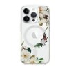 Zadný kryt Flower na iPhone 14 Pro MagSafe s bielymi kvetmi