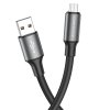 Dátový kábel Borofone BX82 Bountiful - USB na Micro USB - 2,4 A 1 meter čierny