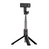 Bluetooth tripod mini selfie tyč P40L so statívom čierna