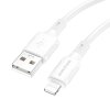 Kábel Borofone BX80 Succeed - USB na Lightning - 2,4A 1 meter biely