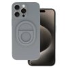 Puzdro Tel Protect Magnetic Elipse pre iPhone 15 Plus sivé