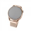 Remienok z nehrdzavejúcej ocele FIXED Mesh Strap s rýchloupínaním 18 mm pre smart hodinky, rosegold
