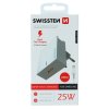 Napájací adaptér Swissten pre samsung super rýchle nabíjanie 25 W + dátový kábel usb-c/usb-c 1,2 m biely