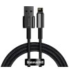 Dátový kábel Baseus CALWJ-01 Tungsten Gold Lightning 2,4A 1m Black