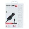 Nabíjačka do auta Swissten micro usb 1A power čierna