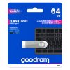 Flash disk GOODRAM UNO3 64GB USB 3.2 strieborný