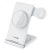 Bezdrôtová nabíjačka Nillkin PowerTrio 3v1 MagSafe pre Apple Watch biela (MFI)