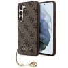 Zadný kryt Guess 4G Charms pre Samsung Galaxy A35 5G Brown