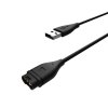 Nabíjací kábel USB FIXED pre inteligentné hodinky Garmin, čierny