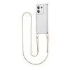 Zadný kryt Esthetique pre Xiaomi Redmi Note 13 Pro s béžovou šnúrkou priehľadný