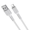 Kábel Borofone BX16 Easy - USB na Lightning - 2A 1 meter biely