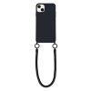 Zadný kryt Minimalist Wrist Strap pre iPhone 15 čierny