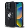 Zadný kryt Karl Lagerfeld Liquid Silicone Karl and Choupette MagSafe pre iPhone 16 Pro Max Black