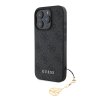 Zadný kryt Guess 4G Charm pre iPhone 16 Pro Max Tone on Tone Grey