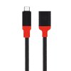 Adaptér Tactical Pin4Fun USB-C-Lightning 0,1 m čierno-červený