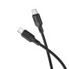 Dátový kábel Borofone BX113 Lenny - typ C na typ C - PD 60W 3A 1 meter čierny