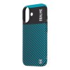 Zadný kryt OBAL:ME Flossy Stripes pre Apple iPhone 16 Black/Teal