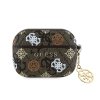 Puzdro Guess PU 4G Peony Charm pre AirPods 3 Brown