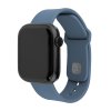 Sada silikónových remienkov FIXED Silicone Sporty Strap pre Apple Watch 42-44-45-46mm, zeleno-modrá