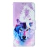 Flipové puzdro TopQ pre Xiaomi Redmi Note 13 Pro 5G Polárny vlk