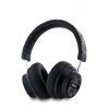 Slúchadlá DKNY PU Leather Checkered Pattern Bluetooth stereo čierne