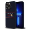 Zadný kryt Red Bull Silicone Horizontal Logo MagSafe pre iPhone 13 Pro Navy