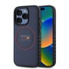 Zadný kryt Red Bull PU Leahter Red Ring MagSafe pre iPhone 15 Pro Navy