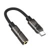 Adaptér Borofone BV23 Dignity USB-C - jack 3,5 mm čierny