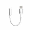 Audio adaptér Swissten USB-C - 3,5 mm aux 0,15 m biely