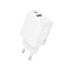 Adaptér Borofone BN29 Fuente s funkciou rýchleho nabíjania 30W Dual white