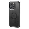 Zadný kryt Rock Kevlar Series Aramid Fiber pre iPhone 15 čierny