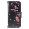Knižkové puzdro Design na Xiaomi Redmi Note 14 Pro Fialoví motýliky čierne