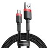 Dátový kábel Baseus Cafule Series USB-A - USB-C 2A 2m red-black