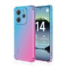 Zadný kryt na Xiaomi Redmi Note 14 Shock dúhový modro-ružový