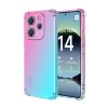 Zadný kryt na Xiaomi Redmi Note 14 Shock dúhový mentolovo-ružový