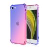 Zadný kryt na iPhone 16e Shock dúhový modro-ružový