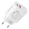 Adaptér OBAL:ME USB-A + USB-C 20W Biely