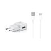 Rýchlonabíjačka Samsung EP-TA200EWE + EP-DR140AWE 15W + USB-C dátový kábel biely (OOB Bulk)
