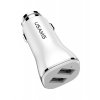 Autodobíjač USAMS US-CC020 Dual 2.4 A biely