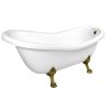 Polysan RETRO 158 x 73 x 72 cm 37132 vana volně stojící nohy bronz
