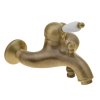 Sapho Kirké White KI10BB vanová baterie nástěnná 150 mm páková bronz