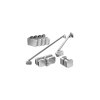 Ravak B SET - BSDPS P 110 cm D01000A079 chrom