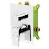 Novaservis Podomítková baterie s boxem 2 vývody, SHARP BOX37051R,0
