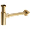 Sapho Umyvadlový sifon 5/4 odpad O 32 mm kulatý zlato mat SI519